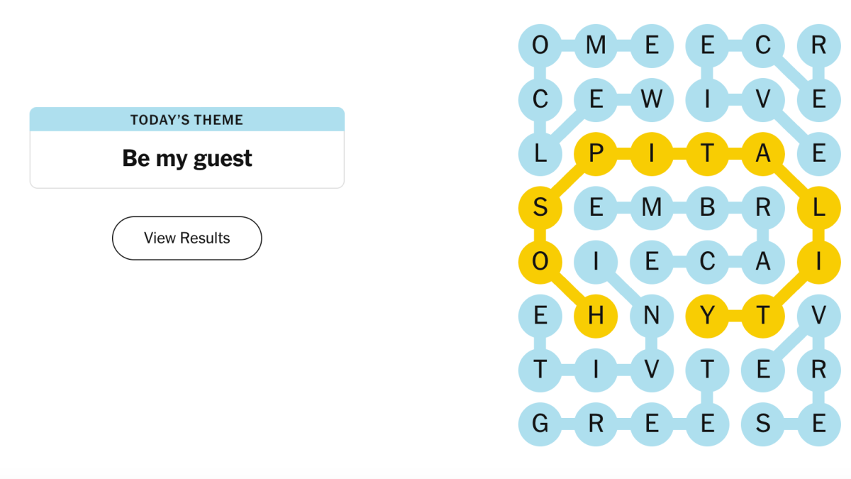 completed NYT Strands puzzle for Sept. 1, 2025, #547