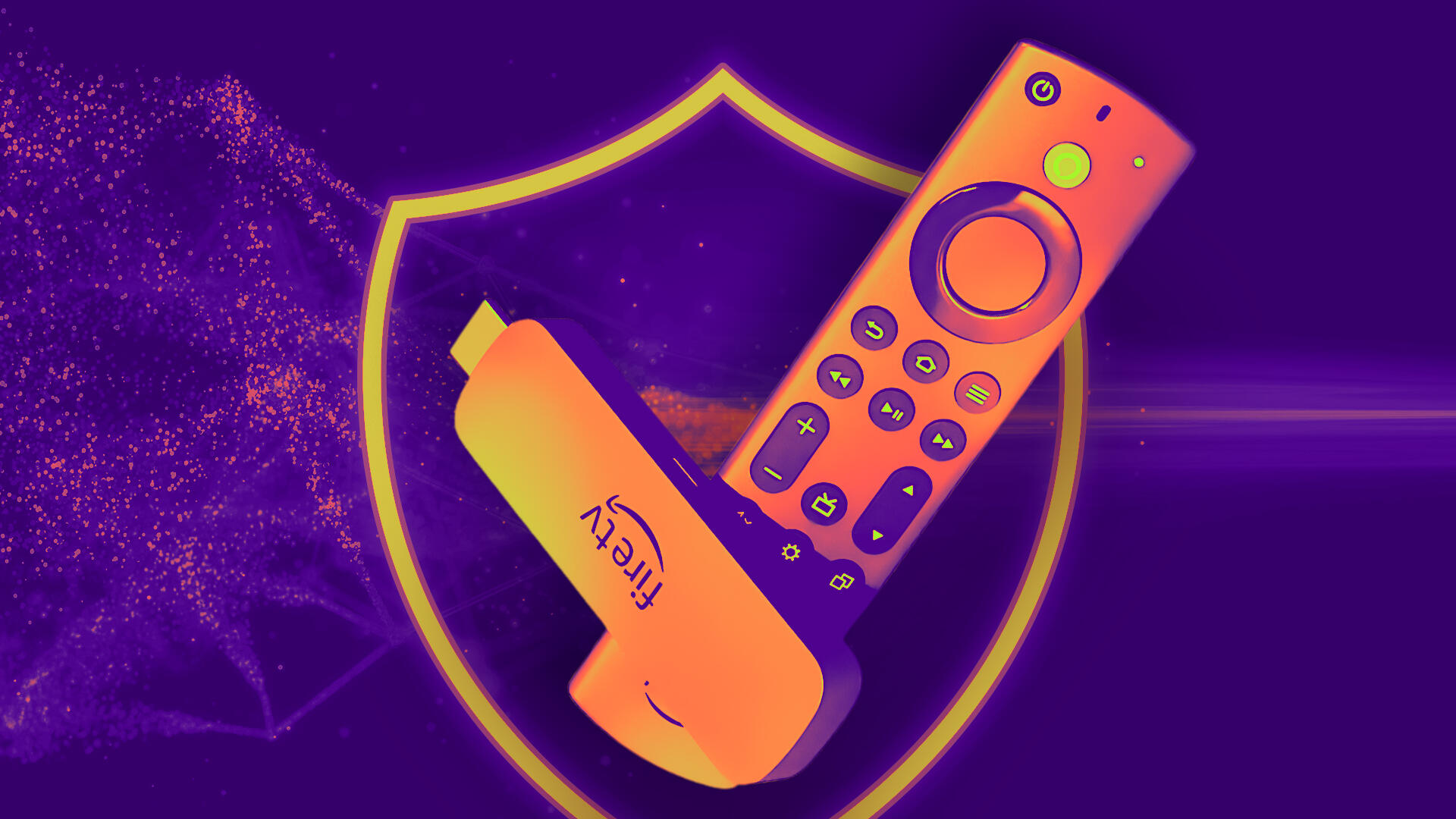 Amazon Fire TV Stick and remote